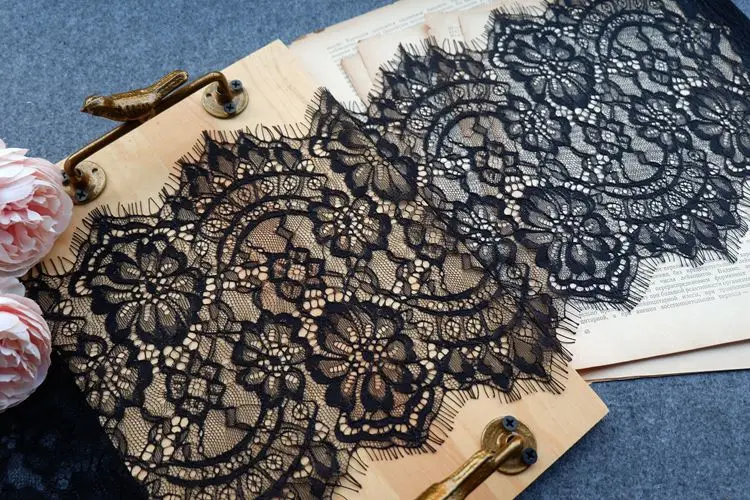 White Eyelash Lace Trim Accessories 3meter Price DIY Underwear Sleeve Skirt Lengthen Clothing Lace Fabric lace fabric lace sewing accessories lace sewing supplies lace accessories lace garment accessories clothing accessories lace decoration