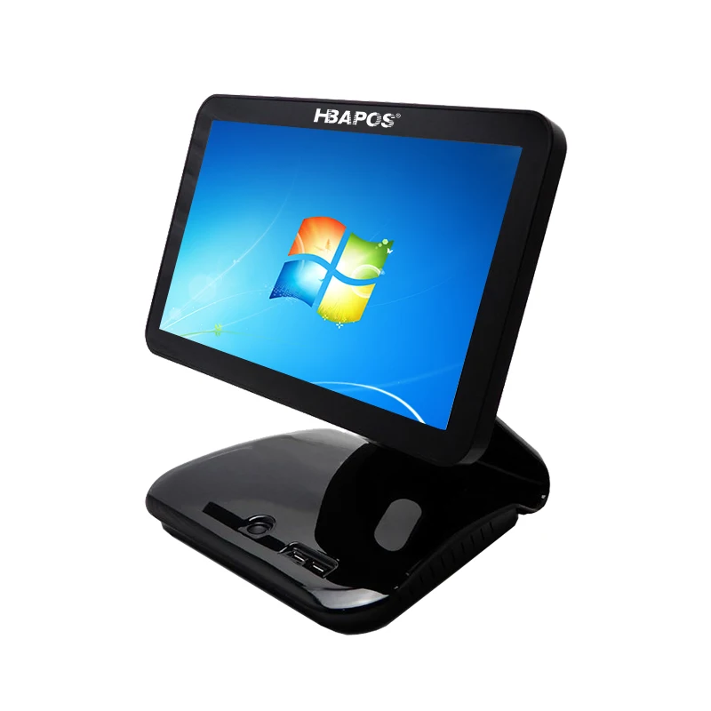 US $285.56 POS System Terminal Machine 15 Touch Screen LCD Monitor Display with Small Customer Display Cash Register for retails