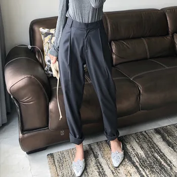 

Women Pants Women's Thin Pants Loose Slacks Wide Leg Pants High Waist Draped Suit Pants