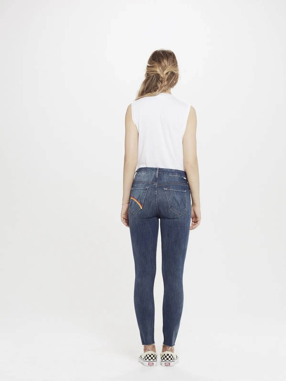 Mid high Waist Nine point Stretch 