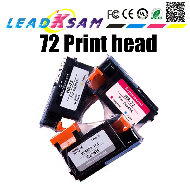 Совместимая с hp72 печатающая головка 72 C9380A C9383A C9384A для DesignJet T1100 T1120 T1120ps T1300ps T2300 T610