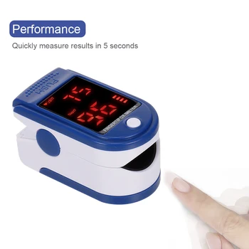 

2020 new Blood Oxygen Monitor Finger Pulse Oximeter Oxygen Saturation Monitor Fast Shipping within 24hours (without Battery)
