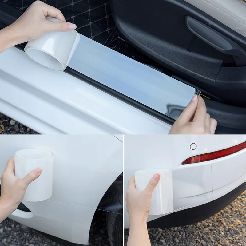 Ioniq5 Rear Bumper & Trunk Sill Protector Stickers from BestEvMod