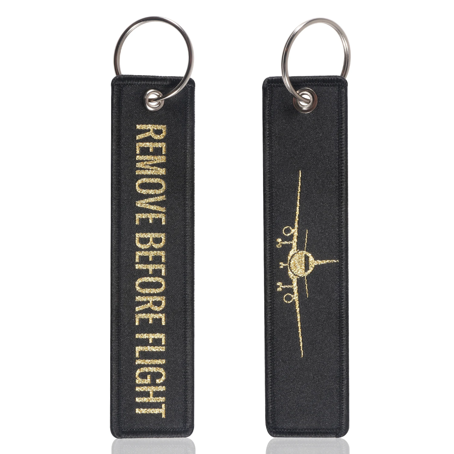 

3 PC Woven Remove Before Flight Keychains Jewelry Shinning Key Chain for Aviation Gifts Key Tag Label Fashion Airplane Keyrings