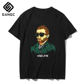 

Vincent Van Gogh Print Cute O-Neck Summer Printed Casual Women T Shirt Short Sleeve Comfortable Fabric Tshirts