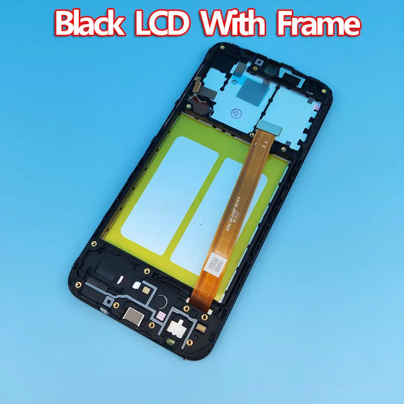 ЖК-дисплей для samsung A20e A202F A202DS+ кодирующий преобразователь сенсорного экрана в сборе A202 A202F/DS для samsung A20e lcd+ рамка