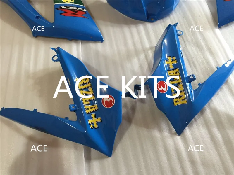 ACE наборы для Suzuki GSXR1000 K7 2007 2008 впрыскивание, АБС-пластик мотоцикл обтекатель GSXR1000 K7 07 08 синий R11