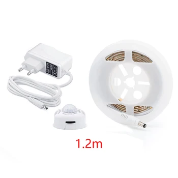 

Cabinet Automatic Shut Off Motion Activated Flexible Bed Light Sensor Decorative Night LED Strip Bedside Lamp Illumination Timer