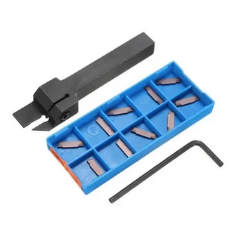 

MGEHR 1212-1.5 12x12x100mm External Grooving Tool Holder With 10pcs MGMN150-G 1.5mm Carbide Insert blades