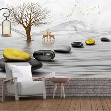 Индивидуальные художественный замысел линии фоновые обои с пейзажем росписи