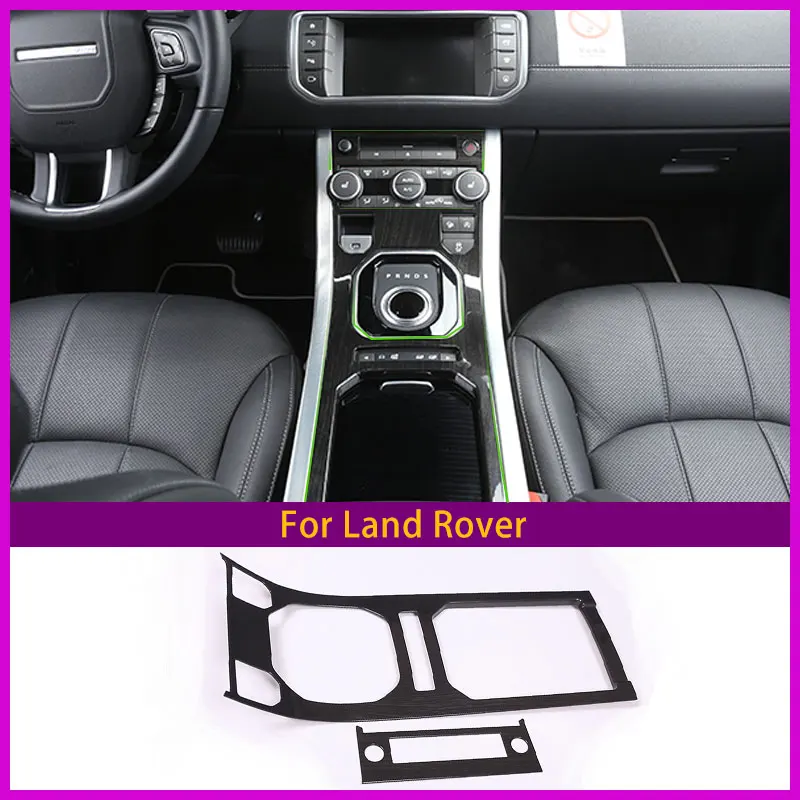 2 шт. для Land Rover Range Evoque Стайлинг автомобиля 2012 2017 ABS центральный пульт панель