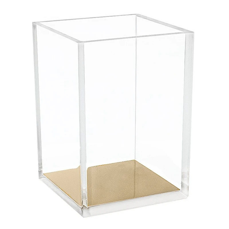 2 упаковки акриловый карандаш и держатель для ручек золотой Настольный