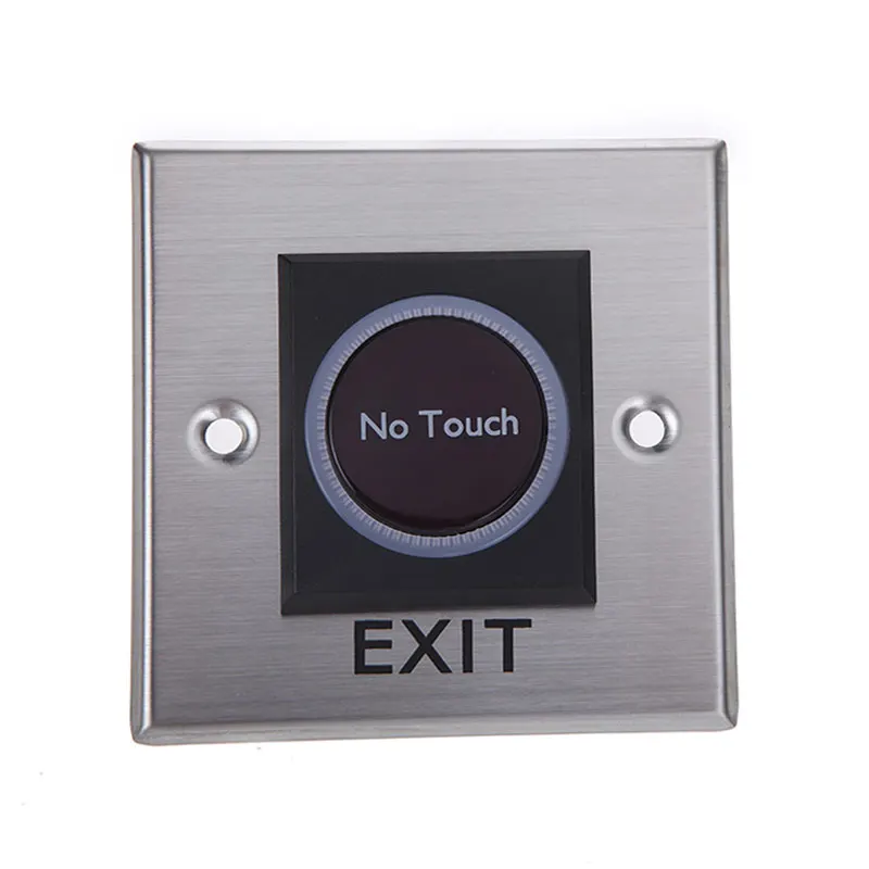 

Stainless Steel Infrared No Touch Infrared Sensor Switch Contactless Door Release Exit Button with LED Indication Access Control