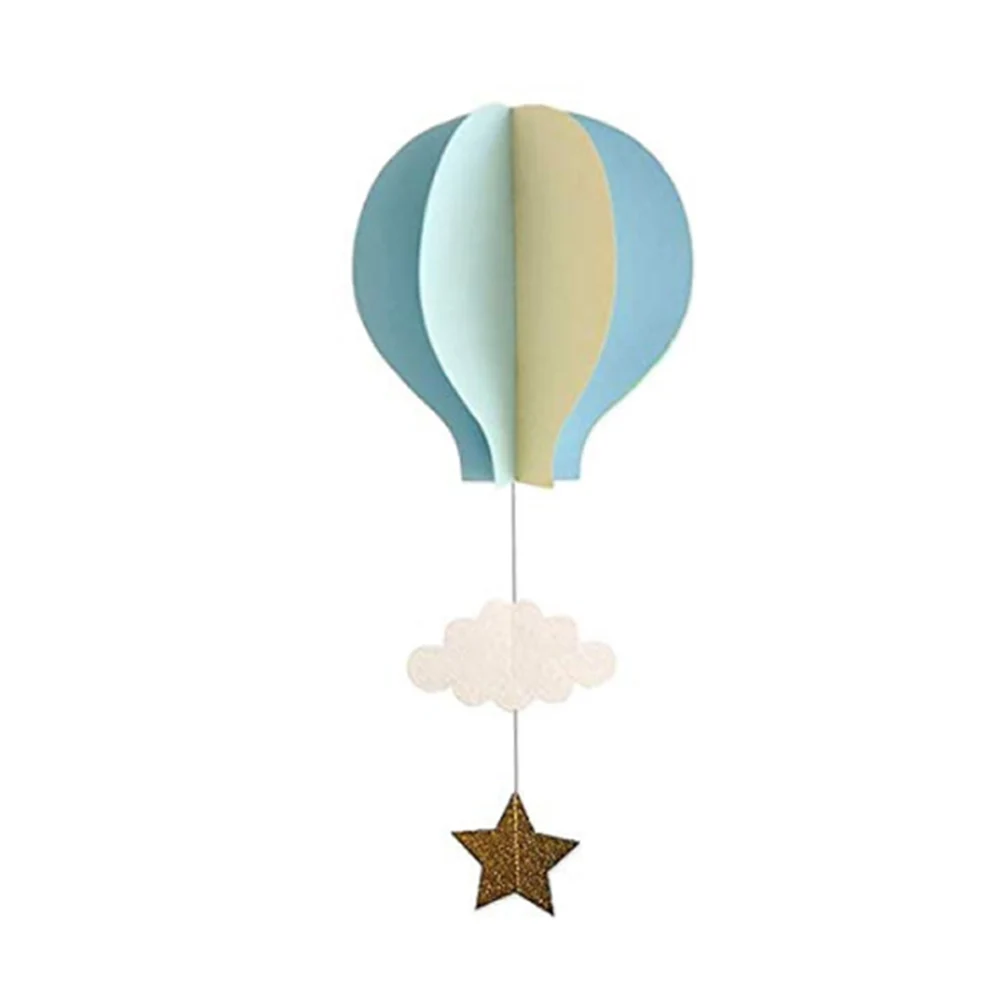 4 шт 3D бумажные украшения Воздушные шары облака звезды висячие украшения для домашнего декора