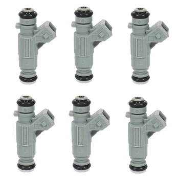 

6Pcs Fuel Injector Nozzles 0280155744 for Mercedes-Benz CL500 1998-2001 CLK430 S430 1999 2000 E430 ML430 1998-2000