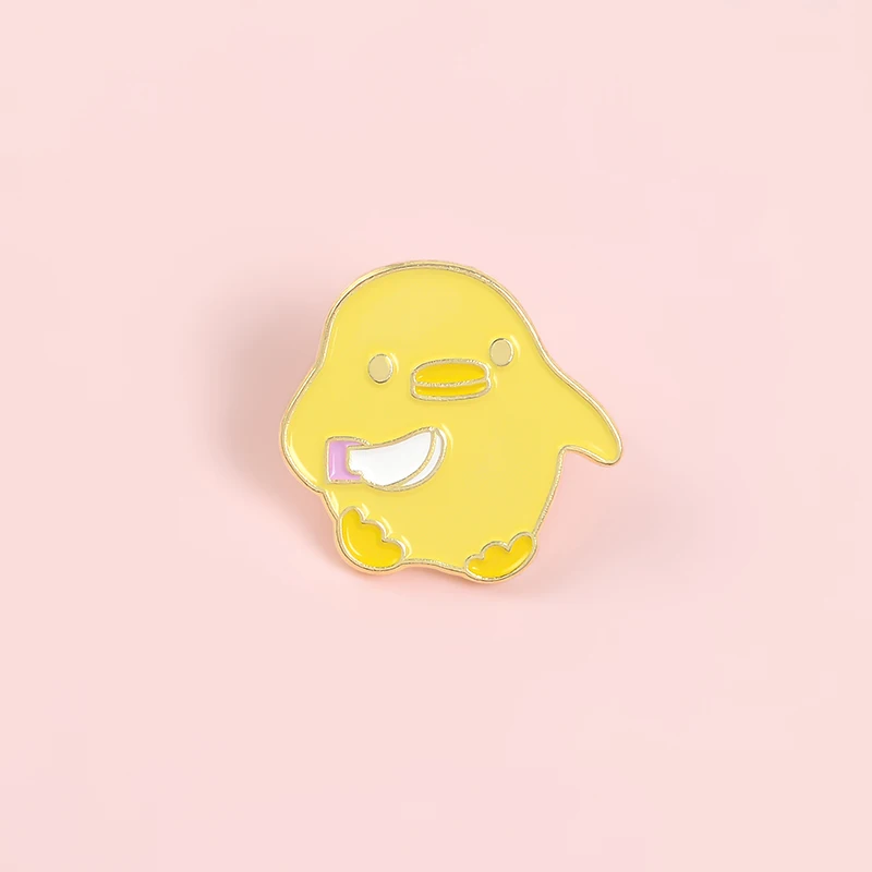 Smol-Dello-Smalto-Spilli-Kawaii-Giallo-Anatra-Distintivi-E-Simboli-Coltello-Anatra-Spilli-Spille-Divertente-Carino (4)