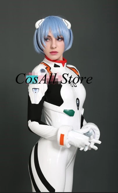 EVA Ayanami Rei белый комбинезон косплей костюм азартный костюм костюмы на Хэллоуин для женщин