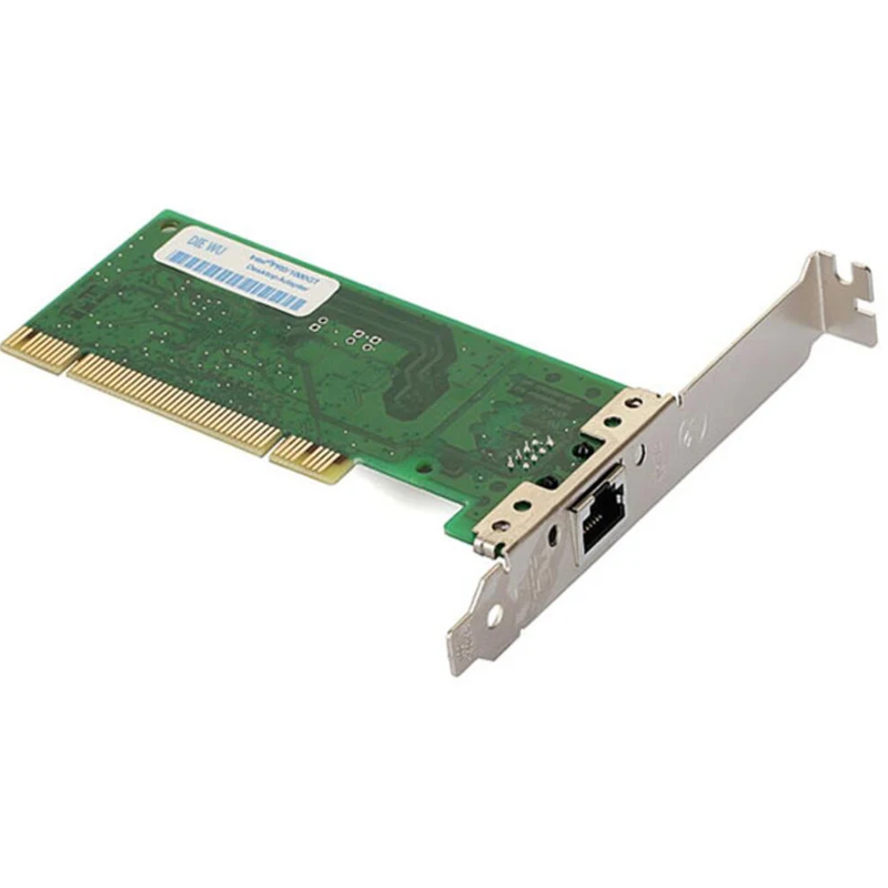 Intel 82541 PCI Ethernet Gigabit RJ45 LAN Карта 10/100/100 Мбит/с пк сетевой интерфейс карта высокого качества PC сетевой адаптер