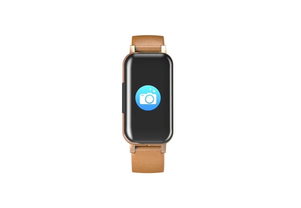 gold Smart watch T89 смарт-браслет с беспроводные наушники обеспечивают защиту от наушников 2-в-1 функция "антипотеря камера с дистанционным управлением водонепроницаемый FitnessTracker - Цвет: gold