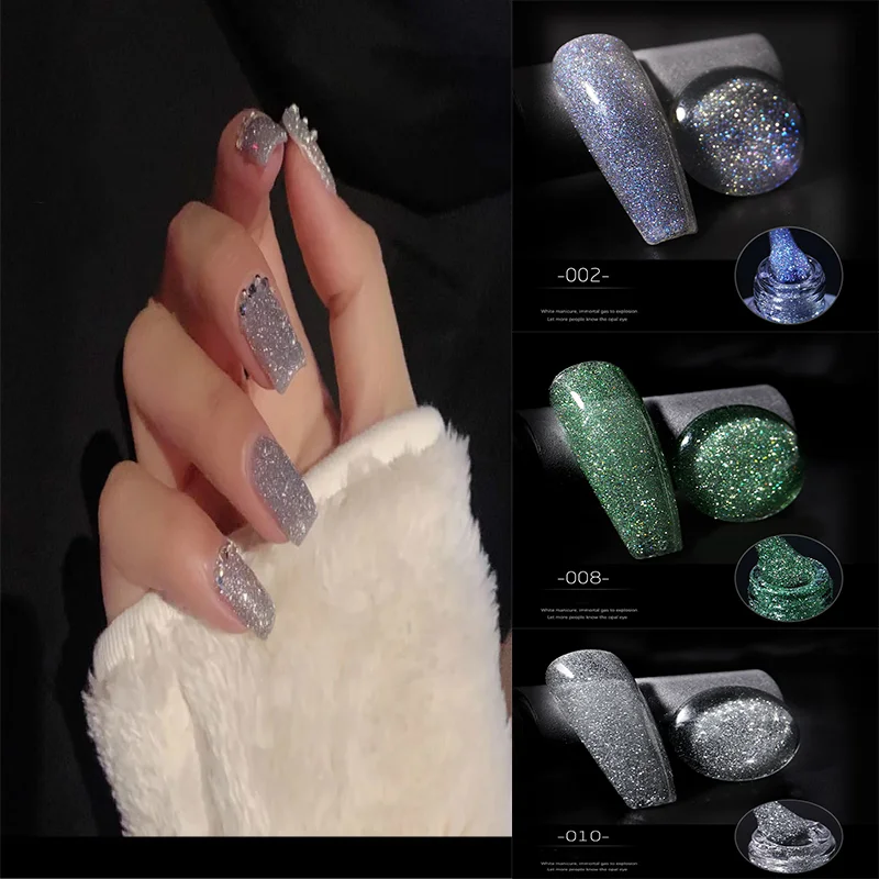 ダイヤモンドネイルパウダーとマニキュアのり21新ファッション Nail Gel Aliexpress