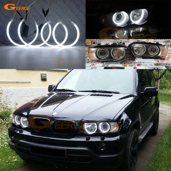 

For BMW X5 E53 2000 2001 2002 2003 2004 2005 2006 Excellent Ultra bright CCFL angel eyes kit Halo Ring Car styling
