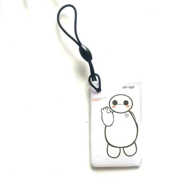 125KHZ 13.56MHZ Dual Chip Frequency Changeable Rewritable UID/T5577 EM4305 RFID Rewrite 0 Block Keychain Access Control Card 3