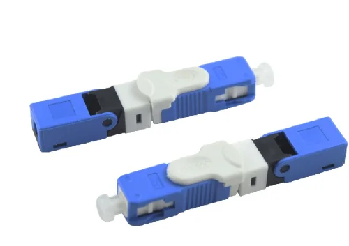 100PCS FTTH SC UPC Optical fibe quick connector SC PC FTTH Fiber Optic Fast Connector Embedded 4