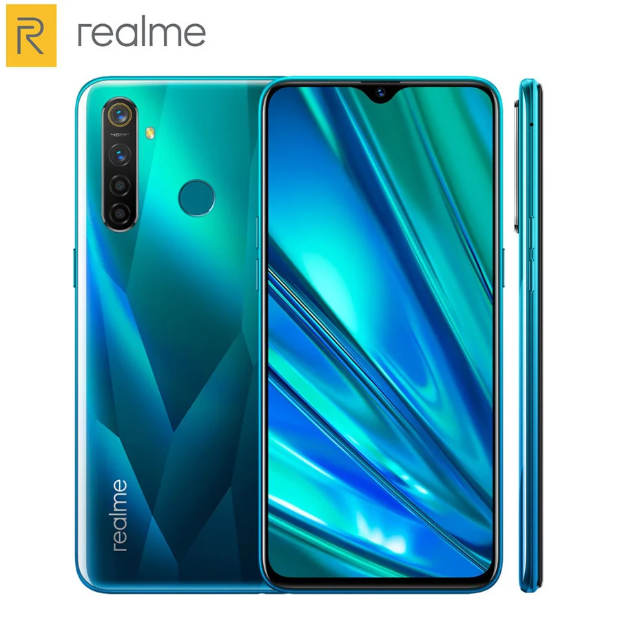 Оригинальная версия ЕС Realme 5 Pro мобильный телефон с двумя sim-картами 6," 1080x2340 4 ГБ/8 Гб ram 128 ГБ rom Snapdragon712 4035 мАч 48MP Android9.0