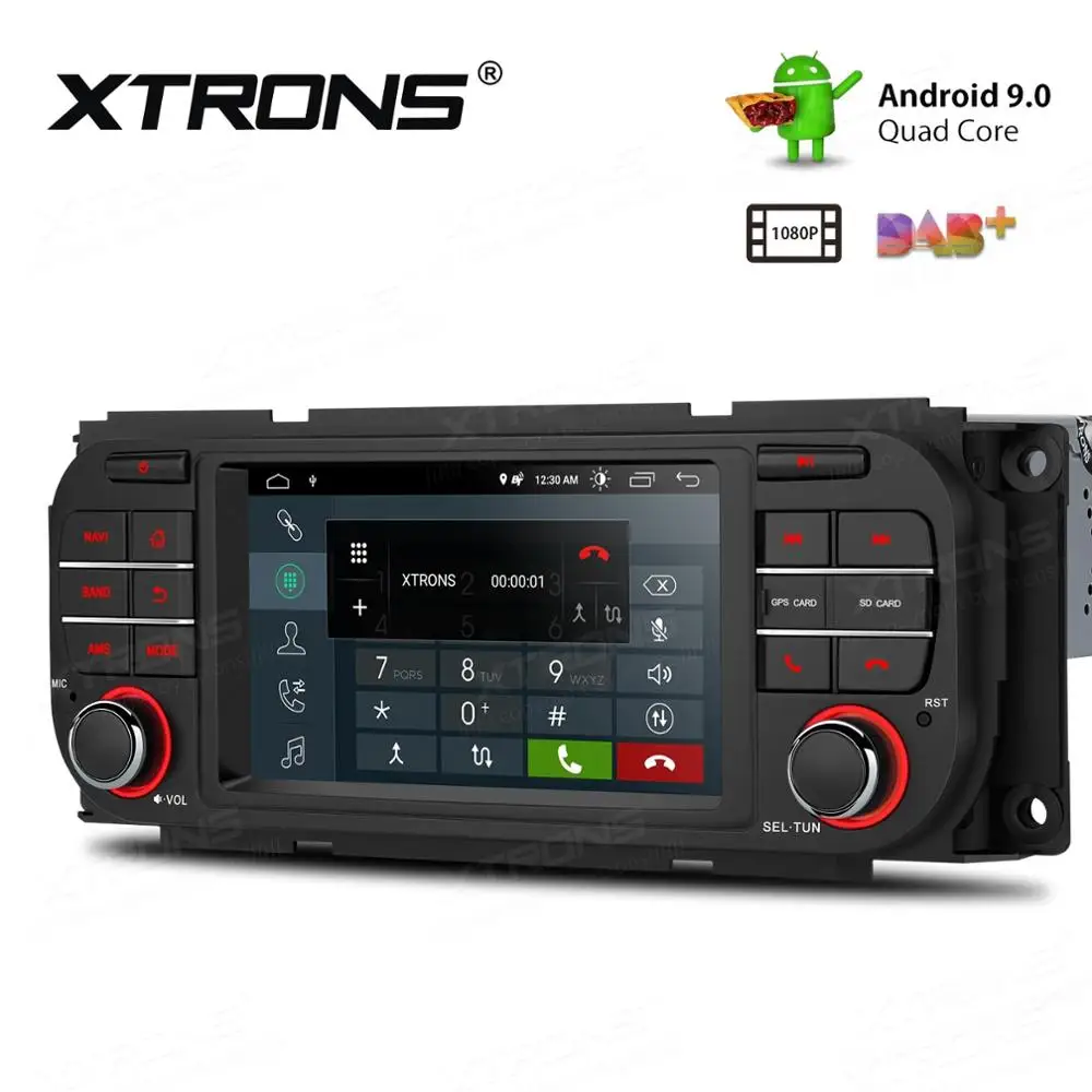 Best 5" Android 9.0 OS Car Multimedia GPS Radio for Dodge Caravan 2001-2007 & Neon 2000-2006 & Intrepid 1998-2005 & Dakota 2001-2004 4
