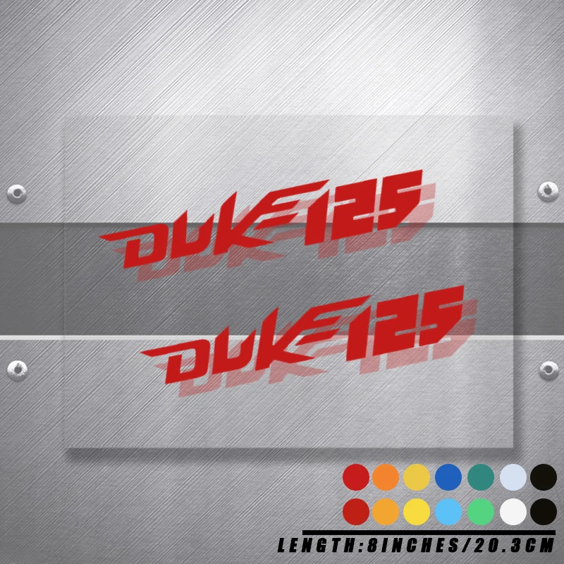 New Motorcycle bike Fuel tank Wheels Fairing notebook Luggage helmet MOTO Sticker decals For KTM DUKE125 duke 125