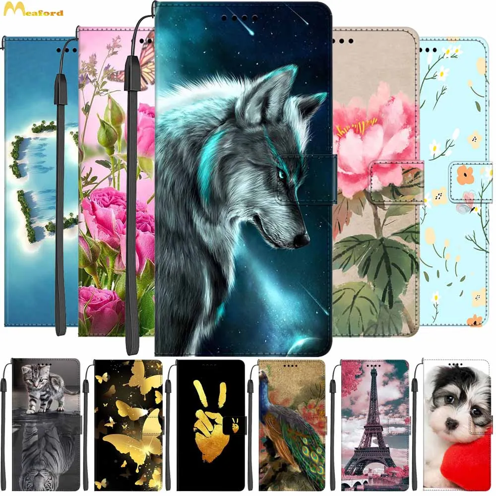 Fundas de cuero para Samsung Galaxy M11 M21, funda de lujo con billetera y libro para Samsung A54 5G M31, funda con tapa A 54, ranuras para tarjetas de teléfono