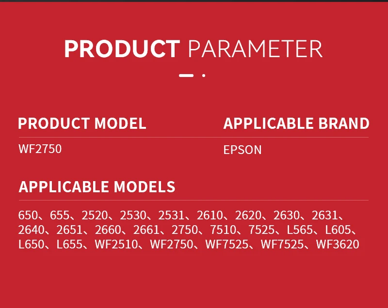 Printer Head WF2750 Printhead Print Head for Epson L650 L655 WF2510 WF2750 WF7525 WF7525 WF3620 L565 L605 2750 7510 7525 2660 printer chips