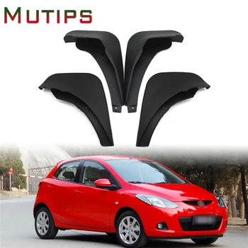 

Mutips Car Front Rear Mudguards body kit accessories mud flaps auto For Mazda 2 Demio GE Hatchback 2008 2009 2010 2011 2012 2013
