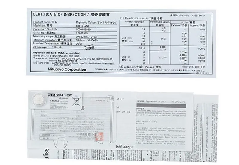 Цифровой штангенциркуль Mitutoyo штангенциркуль 150 мм 200 мм lcd 500-196-20 штангенциркуль Mitutoyo Калибр электронный измерительный из нержавеющей стали