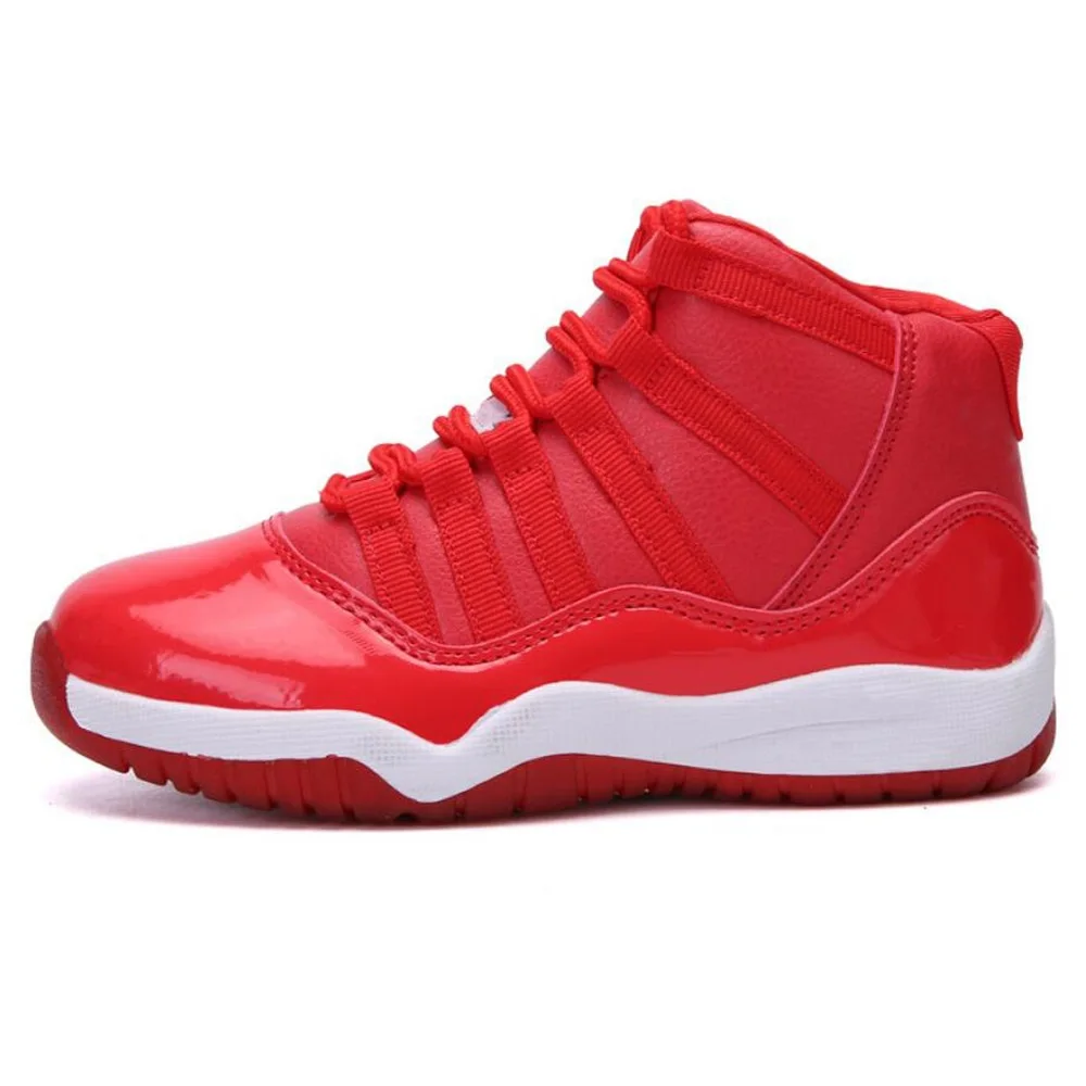 Running Shoes Kid Children Boys Shoes Basketball Shoes Anti-slippery Soled Lace Up Sneakers for Children