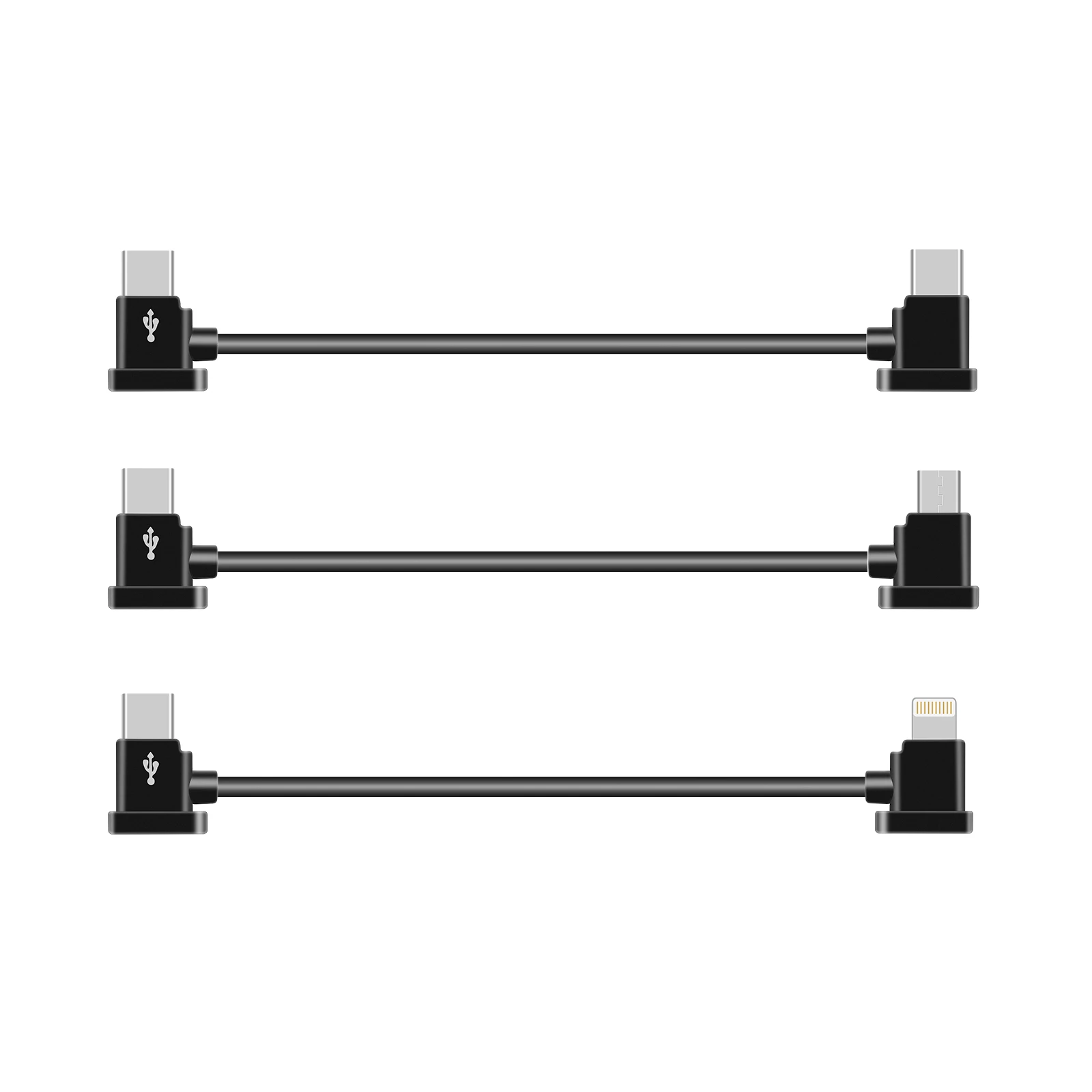Cavo dati TYPE-C a Lightning/TYPE-C/Micro-USB da 15/30 cm Tablet smartphone per DJI MINI 3 PRO/MINI 2/POCKET 2/MAVIC AIR 2s  44