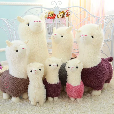 

2020 New Creative Animal Alpaca Plush Toy Grass Mud Horse Doll Grass Mud Horse Pillow Children'S Doll Gift Home Gift Ae006