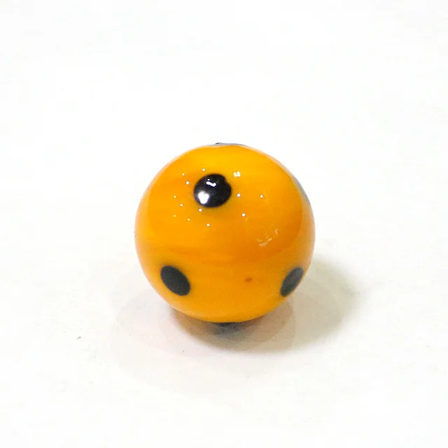 25mm Handmade Glass Marbles Balls Ornament Home Decor Accessories For Fish Tank Vase Aquarium Game Pinball Toy For Kids Children Orange