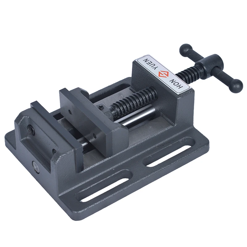 Guide bar type heavy precision drilling machine flat pliers bench drill / milling machine fixture 6 inch vise