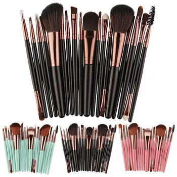 

18PCS Make Up Foundation brush Nylon eyeshadow eyebrow eyeliner soft Cosmetic Brushes Eye Shadow pinceis de maquiagem j319