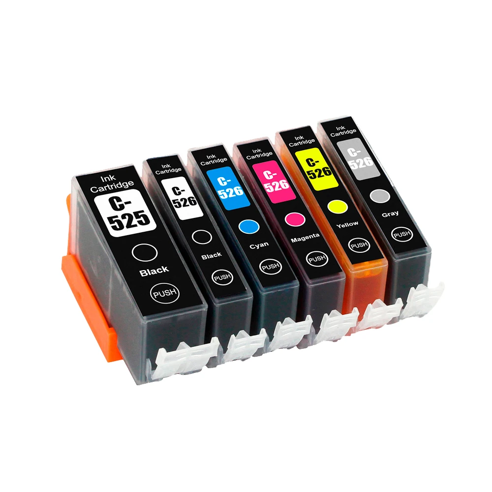 para Canon Pgi 525 Cli 526 Cartucho de Tinta para Canon Pixma Ip4850 Ip4950 Ix6550 Mg5150 Mg5250 Mg5350 Pgi525 Cli-526 Pgi525 - Imagem 4