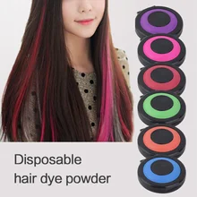 

6-color Temporary Hair Dye Powder Cake Styling Hair Chalk Set Soft Crayons Salon Tool Kit Non-toxic Crayons Hair Color