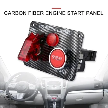 

Practical Car 12V Switch Ignition Engine Panel Switching Start Push Racing Car Button 2 Toggle