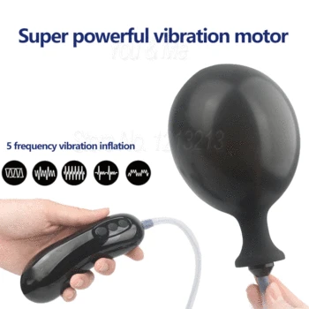Electric Inflatable Anal Vibrator Large Dildo Vagina Expander Big Vibrating Butt Plug Anal Dilator Prostate Massager Sex Shop 2