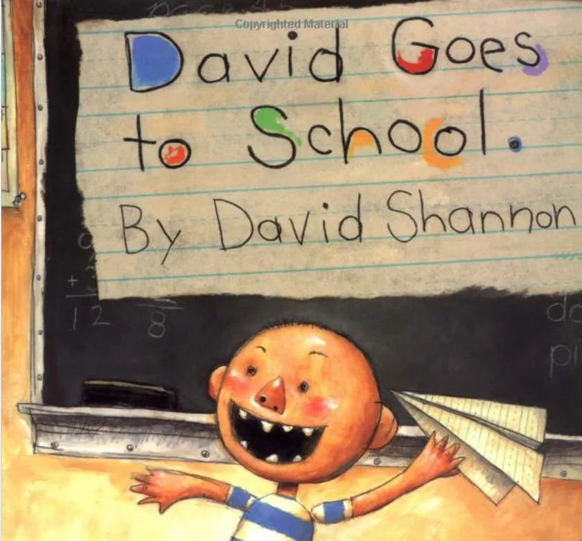 David at school. A bad case of stripes read. David is going to. David is going to. Дэвид шеннон дениска.