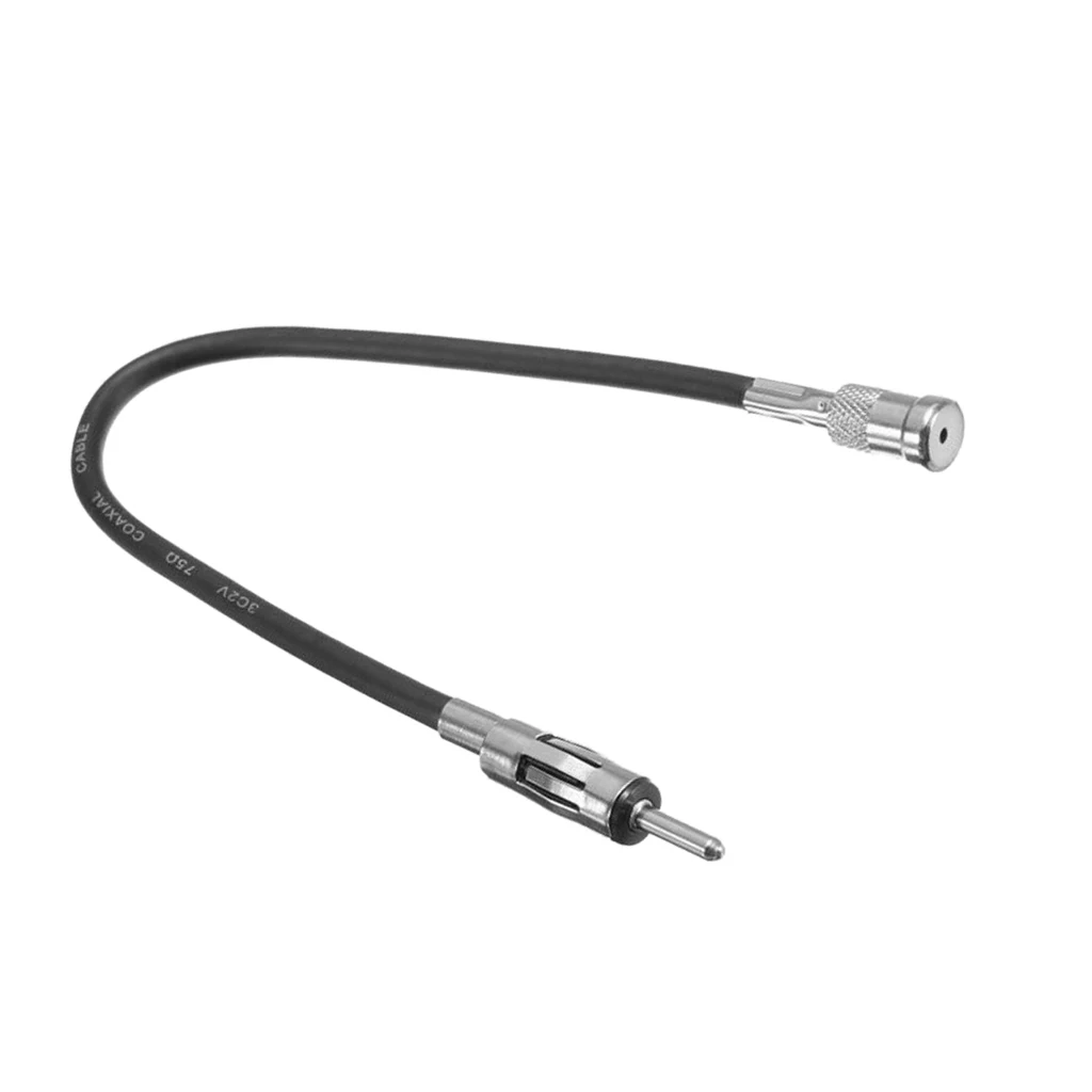 Car Radio Aerial Antenna Female Socket ISO Auf Din Plug Adapter FM Antenna Connector Aerial Socket- 1 PACK