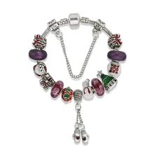 Модные ювелирные браслеты, DIY браслет из сплава с бусинами, подарок на день Святого Валентина стеклянный браслет из бисера