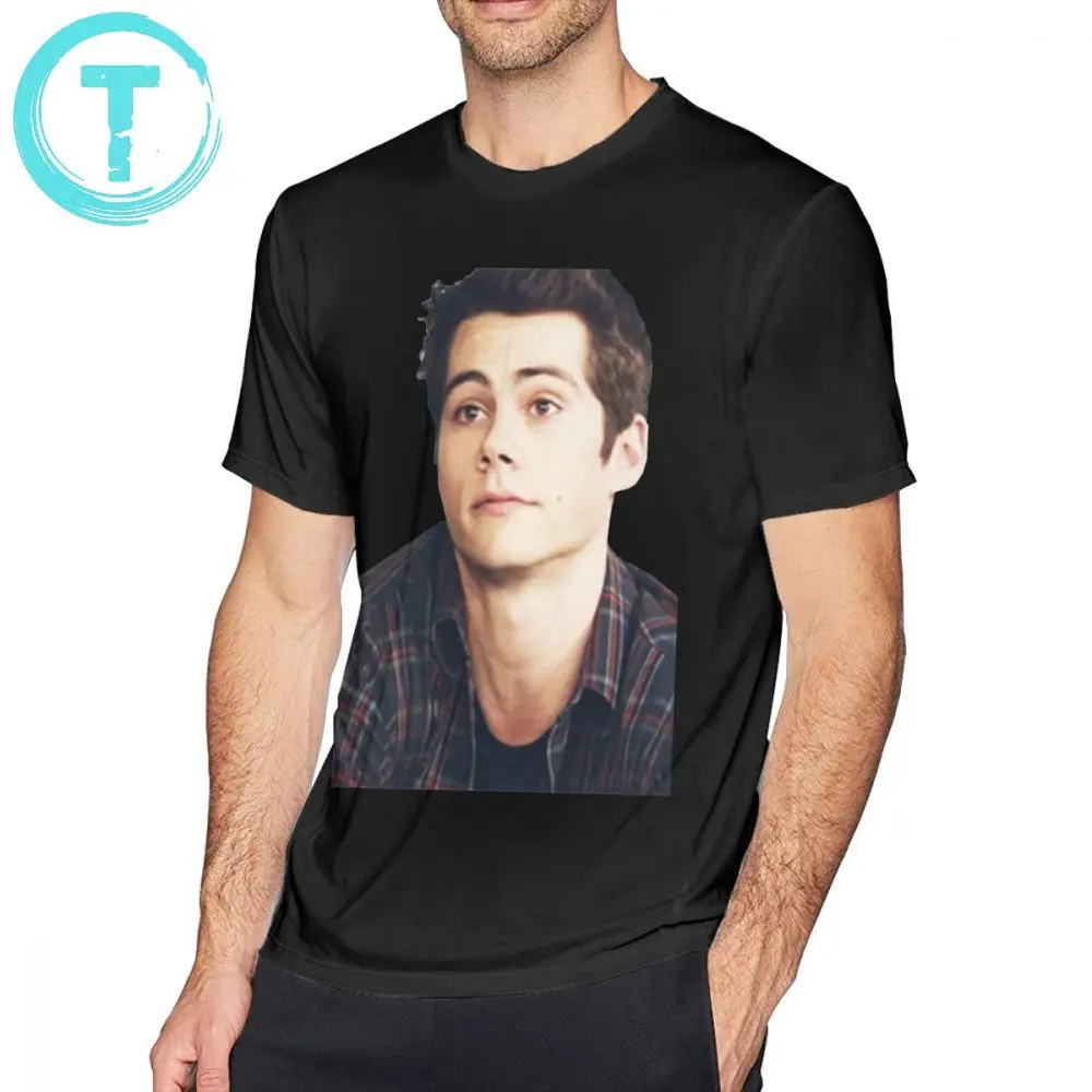 Stilinski/футболка Dylan O Brien футболка со щенком хлопковая Мужская забавная Пляжная с