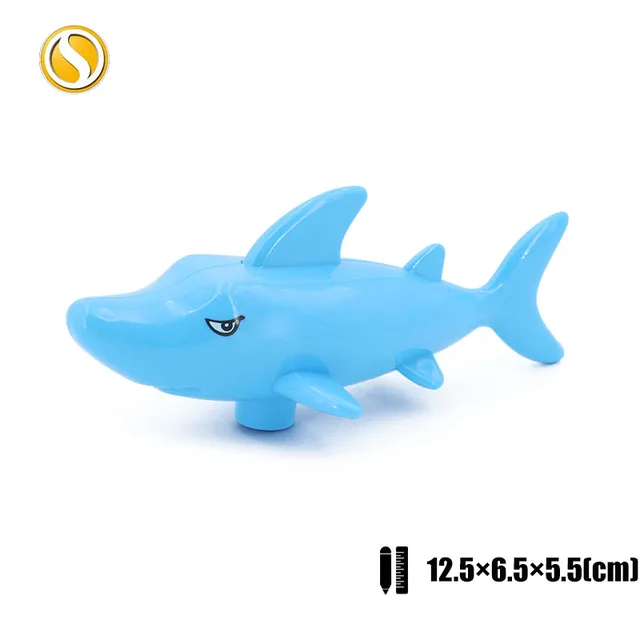 Original Big Size Assemble Building Blocks Accessory Toys For Children Compatible Big Size Animals Sets Zoo Bricks Baby Gifts Shark