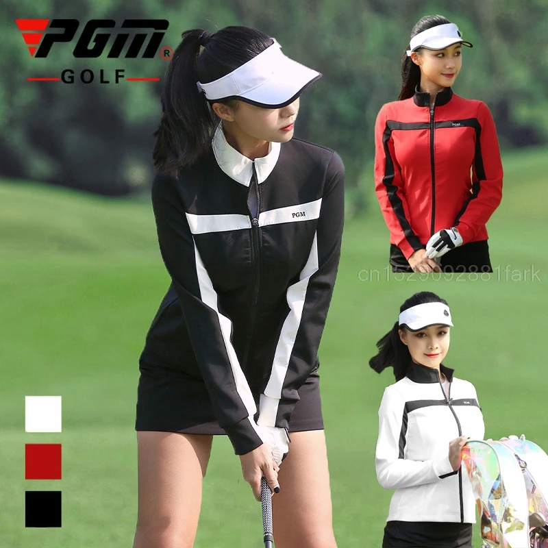 2021 Women's Golf Windbreaker Autumn Sports Trench Coat Golf Jacket